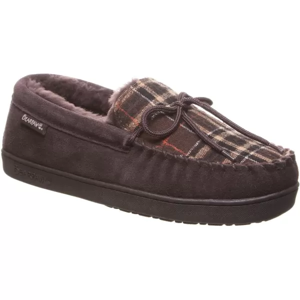 imageBEARPAW Mens Moc II Multiple Colors  Mens Slipper  Mens Shoe  Comfortable ampamp LightweightChocolatePlaid