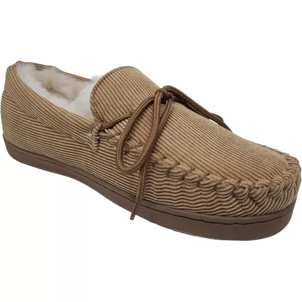 imageBEARPAW Mens Moc II Multiple Colors  Mens Slipper  Mens Shoe  Comfortable ampamp LightweightWalnut Corduroy