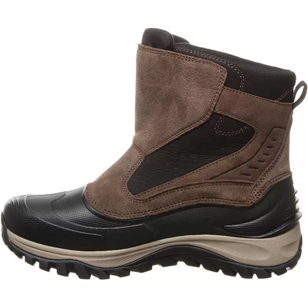 imageBEARPAW Mens Overland Multiple Colors  Mens Waterproof Boot  Mens Slip On Boot  Comfortable Winter BootBrown