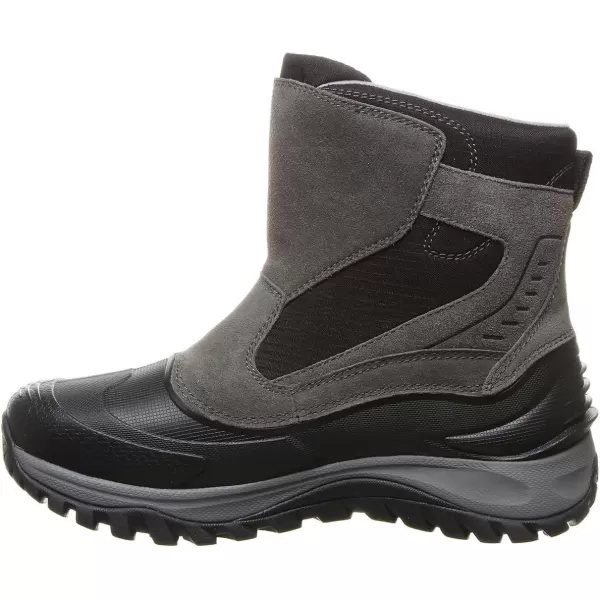 imageBEARPAW Mens Overland Multiple Colors  Mens Waterproof Boot  Mens Slip On Boot  Comfortable Winter BootCharcoal