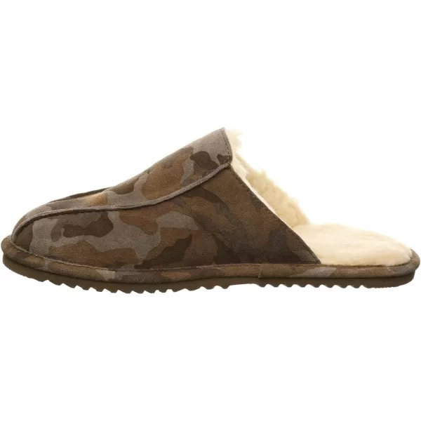 imageBEARPAW Mens Pierre Multiple Colors  Mens Slipper  Mens Shoe  Comfortable ampamp LightweightEarth Camo