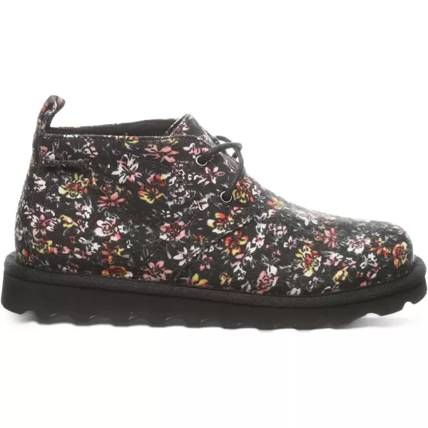 imageBEARPAW Skye Youth Multiple Colors  Youths Chukka Bootie  Youths Slip On Boot  Comfortable Winter BootBlack Floral