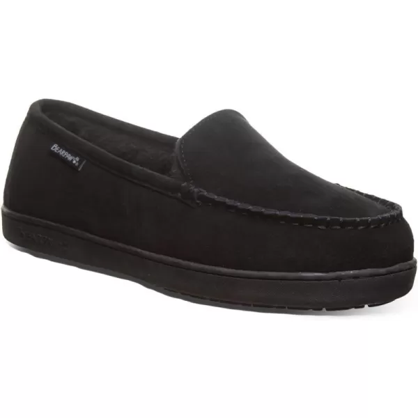 imageBEARPAW Mens Brian Slipper  Mens Slipper  Mens Shoe  Comfortable ampamp LightweightBlackBlack