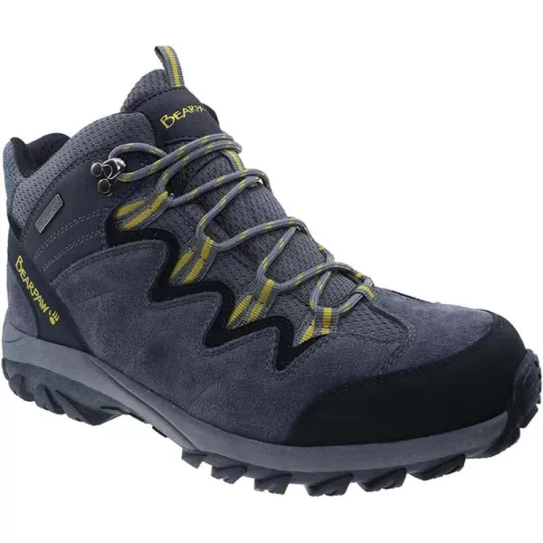 imageBEARPAW Mens Lars Multiple Colors  Mens Hiker Bootie  Mens Hiking Boot  Comfortable Winter BootCharcoalMelon