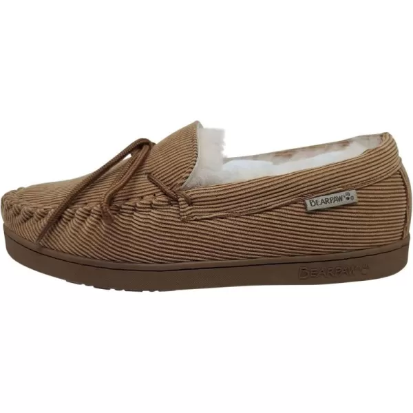imageBEARPAW Mens Moc II Multiple Colors  Mens Slipper  Mens Shoe  Comfortable ampamp LightweightWalnut Corduroy