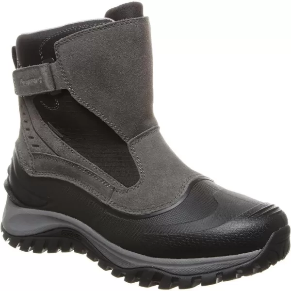 imageBEARPAW Mens Overland Multiple Colors  Mens Waterproof Boot  Mens Slip On Boot  Comfortable Winter BootCharcoal