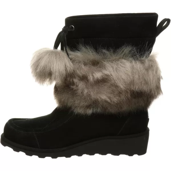 imageBEARPAW Womens Arden Multiple Colors  Womens Boot Classic Suede  Womens Slip On Boot  Comfortable Winter BootBlack