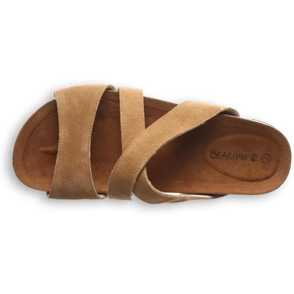 imageBEARPAW Womens Bonnie Multiple Colors  Womens Sandal  Womens Shoe  Comfortable ampamp LightweightIced Coffee