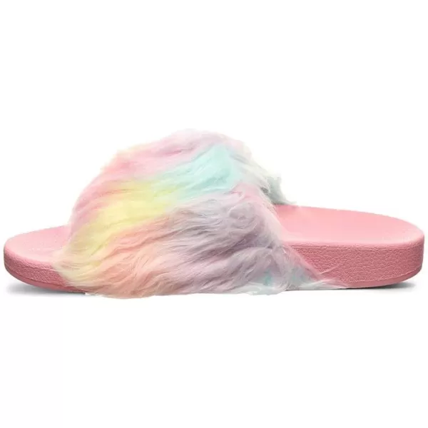 imageBEARPAW Womens Lucinda Multiple Colors  Womens Slide Sandal  Womens Shoe  Comfortable ampamp LightweightRainbow Tie Dye