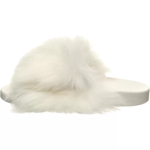 imageBEARPAW Womens Lucinda Multiple Colors  Womens Slide Sandal  Womens Shoe  Comfortable ampamp LightweightWhite Shag