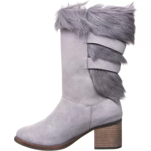 imageBEARPAW Womens Madeline Multiple Colors  Womens Boot Classic Suede  Womens Slip On Boot  Comfortable Winter BootGray Fog