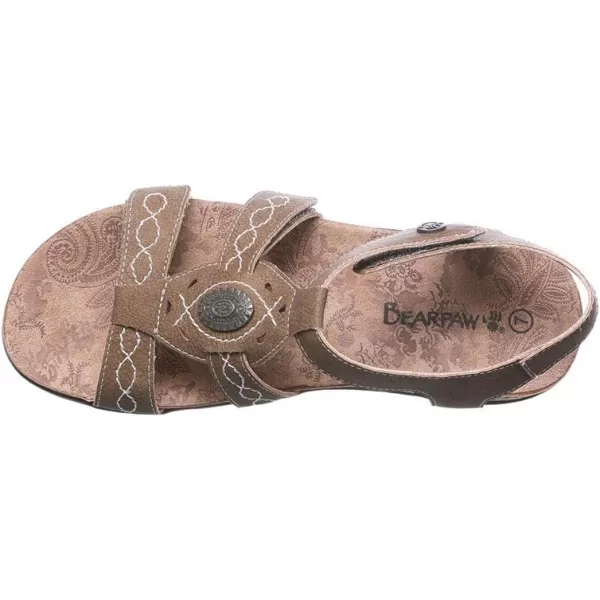 imageBEARPAW Womens Ridley II Multiple Colors  Womens Sandal  Womens Shoe  Comfortable ampamp LightweightBrown