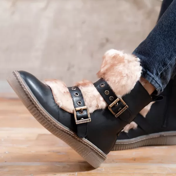 imageBEARPAW Womens Yolanda Multiple Colors  Womens Boot Classic Suede  Womens Slip On Boot  Comfortable Winter BootBlack
