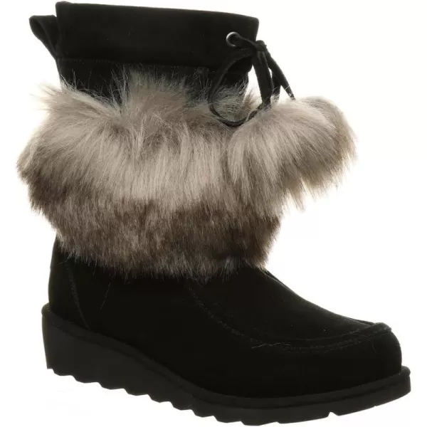 imageBEARPAW Womens Arden Multiple Colors  Womens Boot Classic Suede  Womens Slip On Boot  Comfortable Winter BootBlack