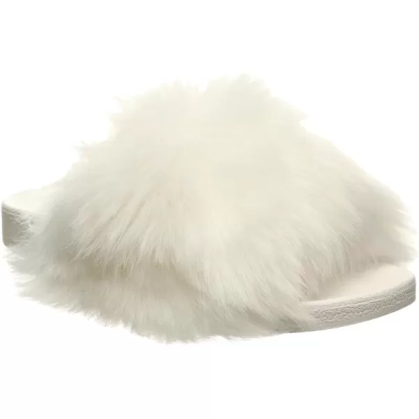 imageBEARPAW Womens Lucinda Multiple Colors  Womens Slide Sandal  Womens Shoe  Comfortable ampamp LightweightWhite Shag