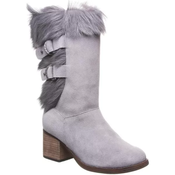 imageBEARPAW Womens Madeline Multiple Colors  Womens Boot Classic Suede  Womens Slip On Boot  Comfortable Winter BootGray Fog