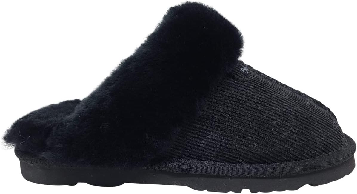 imageBEARPAW Womens Loki Multiple Colors  Womens Slippers  Womens Shoe  Comfortable ampamp LightWeightBlack Corduroy