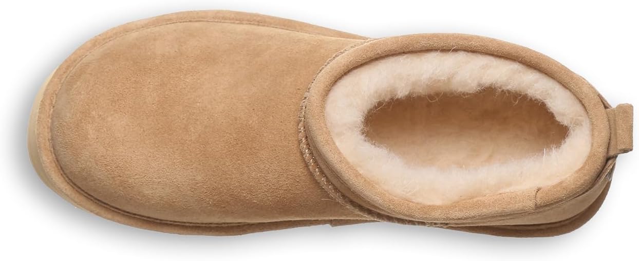 imageBEARPAW Womens Retro Super Shorty Boot  Womens Ankle Boot  Womens Slip On Boot  Comfortable Winter Boot  Multiple Colors ampamp SizesIced Coffee