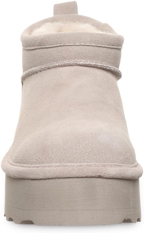 imageBEARPAW Womens Retro Super Shorty Boot  Womens Ankle Boot  Womens Slip On Boot  Comfortable Winter Boot  Multiple Colors ampamp SizesMushroom