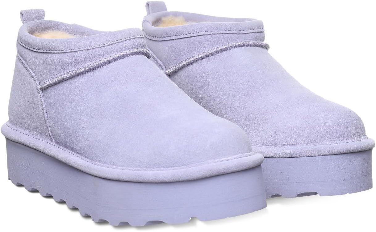 imageBEARPAW Womens Retro Super Shorty Boot  Womens Ankle Boot  Womens Slip On Boot  Comfortable Winter Boot  Multiple Colors ampamp SizesOrchid