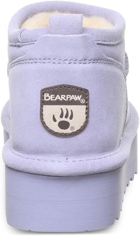 imageBEARPAW Womens Retro Super Shorty Boot  Womens Ankle Boot  Womens Slip On Boot  Comfortable Winter Boot  Multiple Colors ampamp SizesOrchid