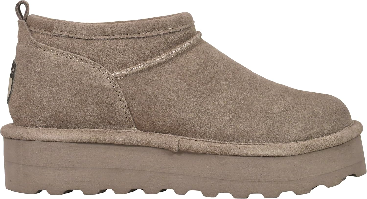 imageBEARPAW Womens Retro Super Shorty Boot  Womens Ankle Boot  Womens Slip On Boot  Comfortable Winter Boot  Multiple Colors ampamp SizesStone