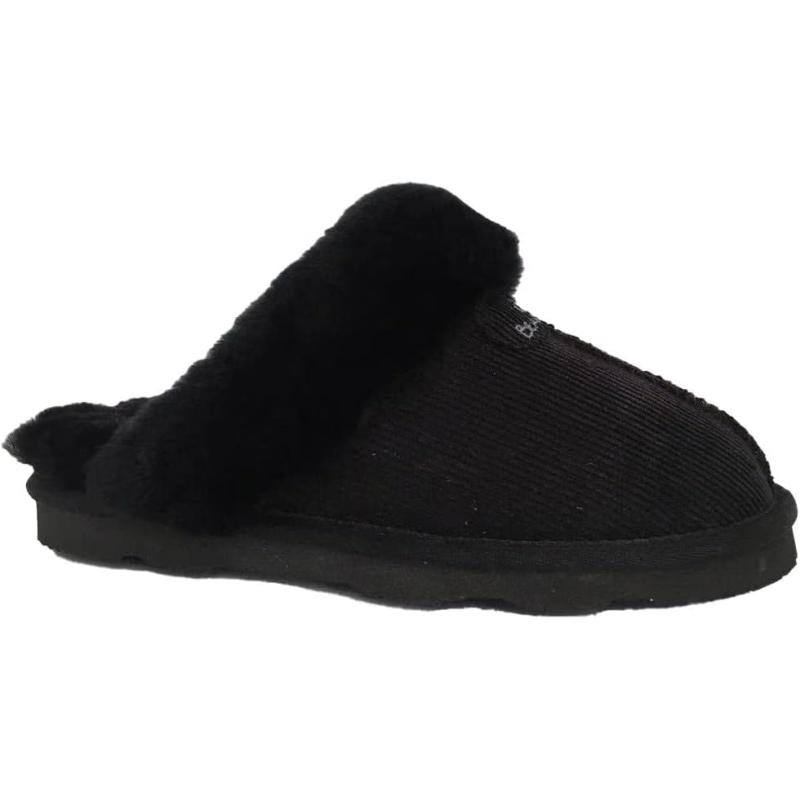 imageBEARPAW Womens Loki Multiple Colors  Womens Slippers  Womens Shoe  Comfortable ampamp LightWeightBlack Corduroy