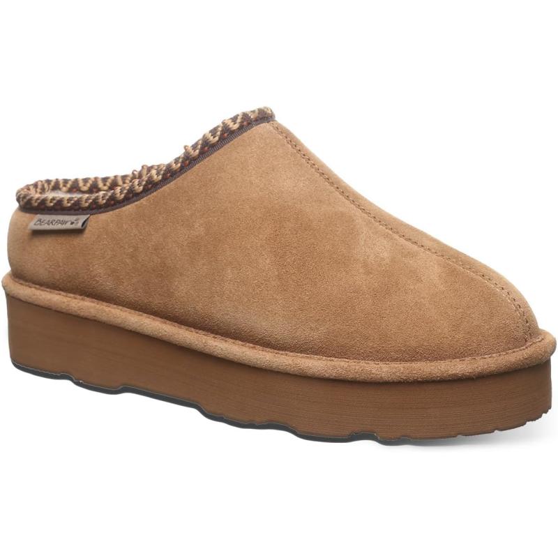 imageBEARPAW Womens Martis Slipper  Womens Slipper  Womens Shoe  Comfortable ampamp Lightweight  Multiple Colors ampamp SizesHickory