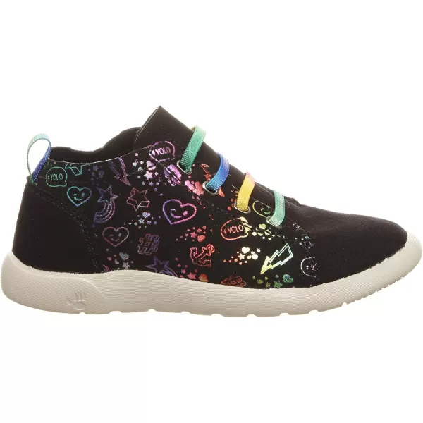 imageBEARPAW Gracie Youth Multiple Colors  Youths Casual Shoe  Youths Slip On Bootie  Comfortable ampamp LightweightBlack Print