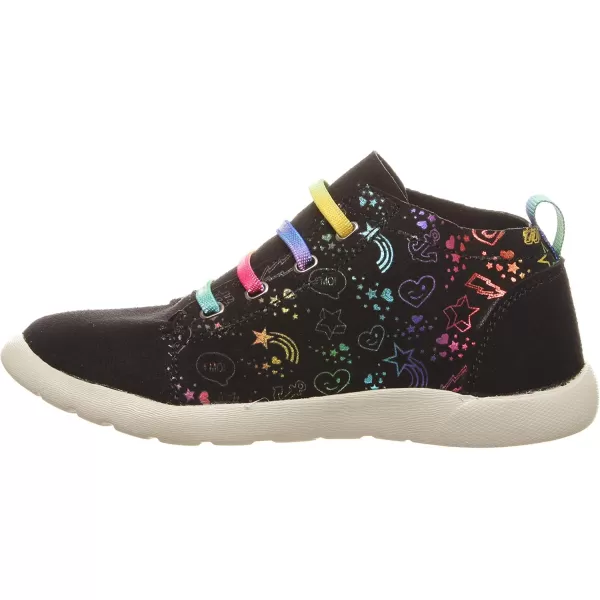 imageBEARPAW Gracie Youth Multiple Colors  Youths Casual Shoe  Youths Slip On Bootie  Comfortable ampamp LightweightBlack Print