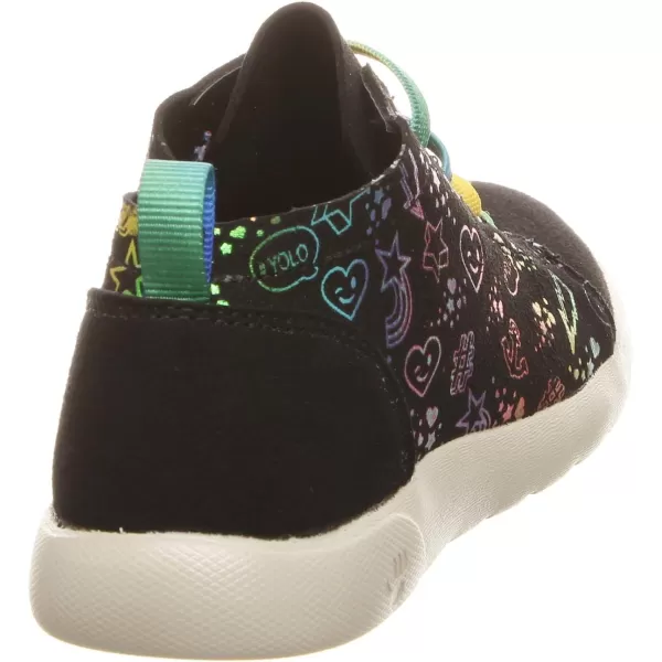 imageBEARPAW Gracie Youth Multiple Colors  Youths Casual Shoe  Youths Slip On Bootie  Comfortable ampamp LightweightBlack Print