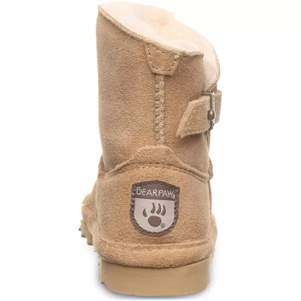 imageBEARPAW Isabelle Toddler  Toddlers Boot Classic Suede  Kids Pull On Boot  Comfortable Winter Boot  Multiple Colors ampamp SizesIced Coffee