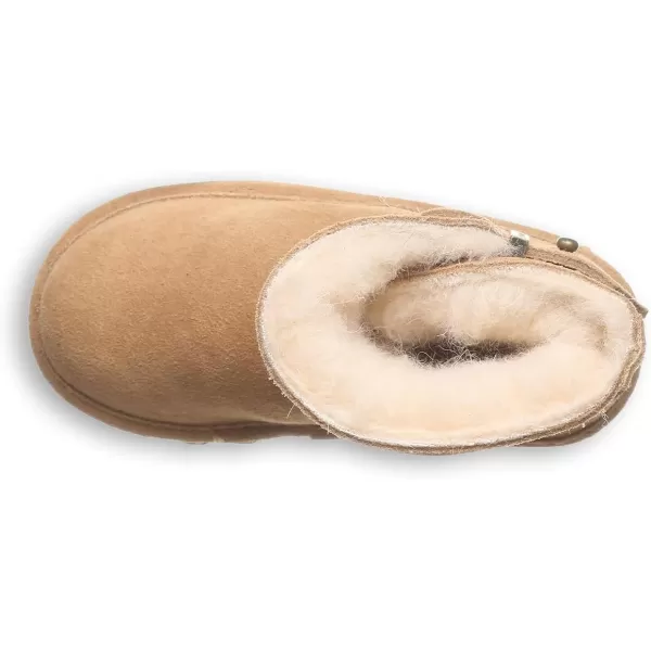 imageBEARPAW Isabelle Toddler  Toddlers Boot Classic Suede  Kids Pull On Boot  Comfortable Winter Boot  Multiple Colors ampamp SizesIced Coffee