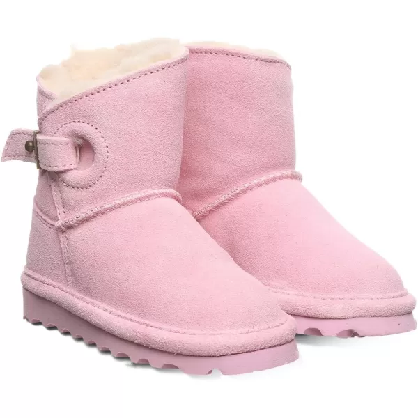 imageBEARPAW Isabelle Toddler  Toddlers Boot Classic Suede  Kids Pull On Boot  Comfortable Winter Boot  Multiple Colors ampamp SizesPrism Pink