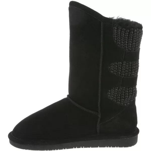 imageBEARPAW Womens Boshie Multiple Colors  Womens Boot Classic Suede  Womens Slip On Boot  Comfortable Winter BootBlack