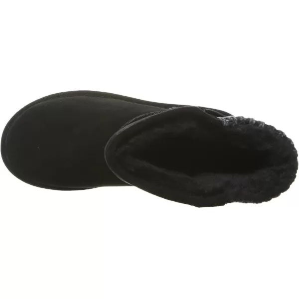 imageBEARPAW Womens Boshie Multiple Colors  Womens Boot Classic Suede  Womens Slip On Boot  Comfortable Winter BootSolid Black