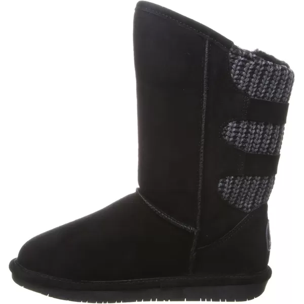 imageBEARPAW Womens Boshie Multiple Colors  Womens Boot Classic Suede  Womens Slip On Boot  Comfortable Winter BootSolid Black