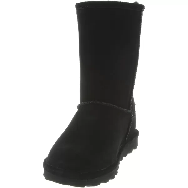 imageBEARPAW Womens Elle Short Multiple Colors  Womens Boot Classic Suede  Womens Slip On Boot  Comfortable Winter BootBlack Ii