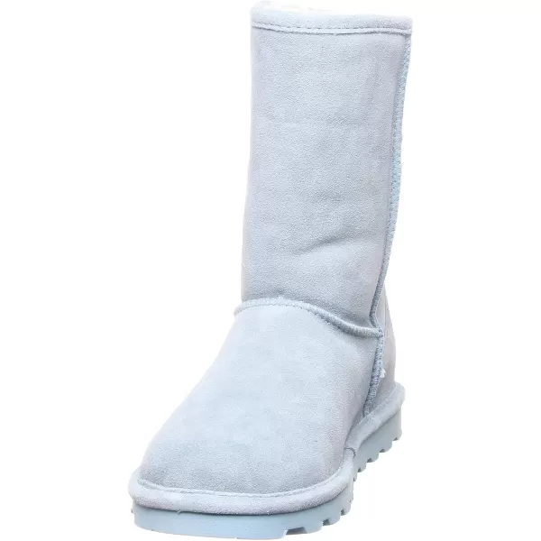 imageBEARPAW Womens Elle Short Multiple Colors  Womens Boot Classic Suede  Womens Slip On Boot  Comfortable Winter BootBlue Powder Blue 389 Powder Blue 389