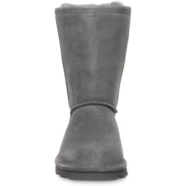 imageBEARPAW Womens Elle Short Multiple Colors  Womens Boot Classic Suede  Womens Slip On Boot  Comfortable Winter BootCharcoal
