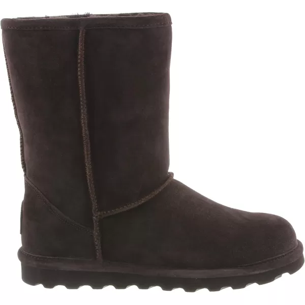 imageBEARPAW Womens Elle Short Multiple Colors  Womens Boot Classic Suede  Womens Slip On Boot  Comfortable Winter BootChocolate
