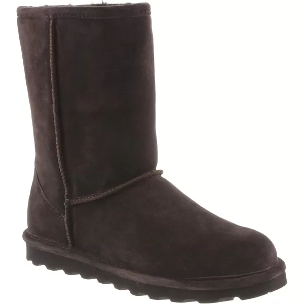 imageBEARPAW Womens Elle Short Multiple Colors  Womens Boot Classic Suede  Womens Slip On Boot  Comfortable Winter BootChocolate