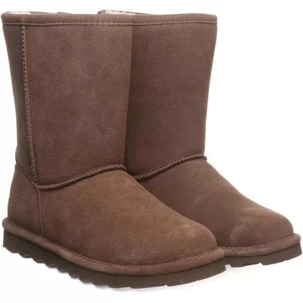 imageBEARPAW Womens Elle Short Multiple Colors  Womens Boot Classic Suede  Womens Slip On Boot  Comfortable Winter BootEarth