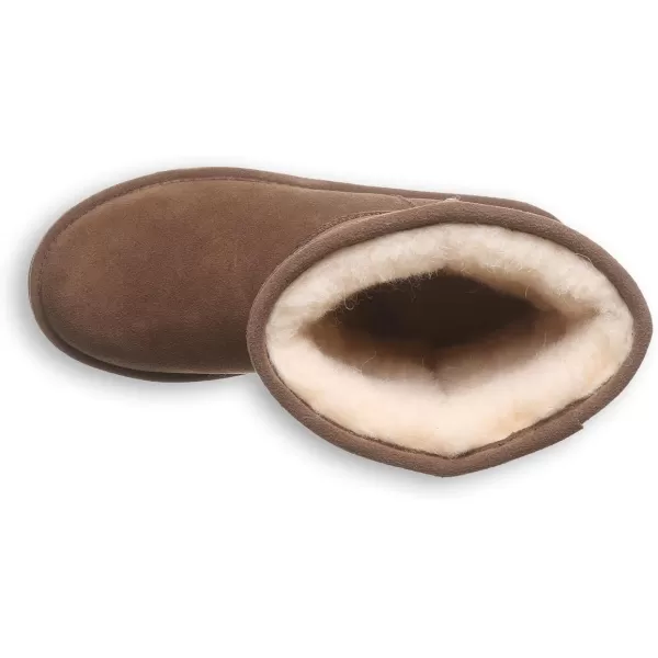 imageBEARPAW Womens Elle Short Multiple Colors  Womens Boot Classic Suede  Womens Slip On Boot  Comfortable Winter BootEarth