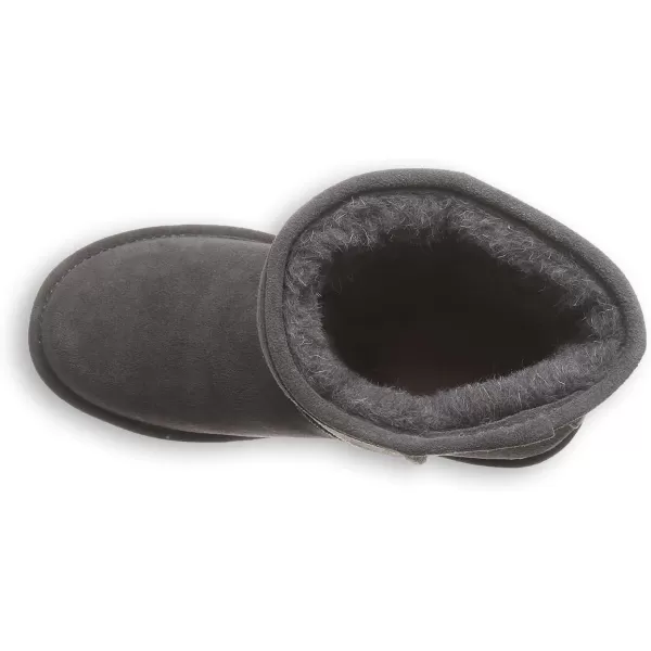 imageBEARPAW Womens Elle Short Multiple Colors  Womens Boot Classic Suede  Womens Slip On Boot  Comfortable Winter BootGraphite