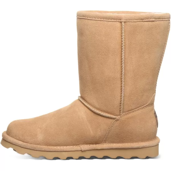 imageBEARPAW Womens Elle Short Multiple Colors  Womens Boot Classic Suede  Womens Slip On Boot  Comfortable Winter BootIced Coffee