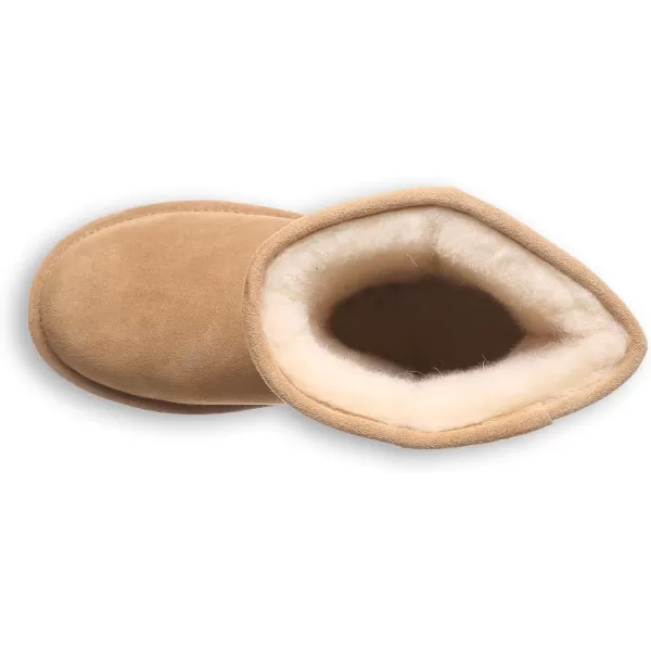 imageBEARPAW Womens Elle Short Multiple Colors  Womens Boot Classic Suede  Womens Slip On Boot  Comfortable Winter BootIced Coffee