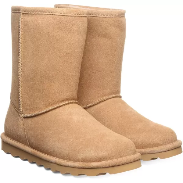 imageBEARPAW Womens Elle Short Multiple Colors  Womens Boot Classic Suede  Womens Slip On Boot  Comfortable Winter BootIced Coffee