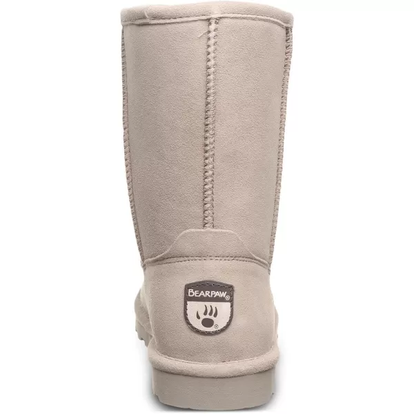 imageBEARPAW Womens Elle Short Multiple Colors  Womens Boot Classic Suede  Womens Slip On Boot  Comfortable Winter BootMushroom