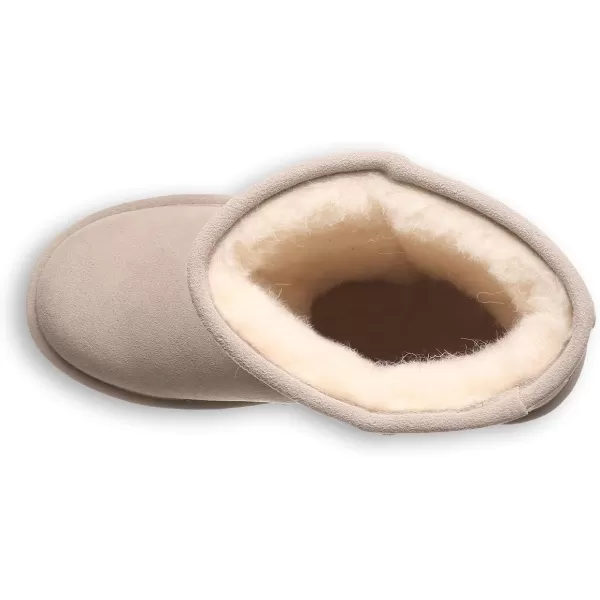 imageBEARPAW Womens Elle Short Multiple Colors  Womens Boot Classic Suede  Womens Slip On Boot  Comfortable Winter BootMushroom